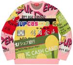 Свитер Supreme Credit Cards Sweater 'Pink', розовый - фото