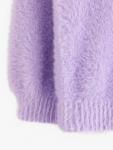 Детский пушистый джемпер Lindex, Light Lilac - фото 6