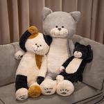 Плюшевая игрушка чайный рис кот пушистая кукла MIANHUIYI, белый - фото 3