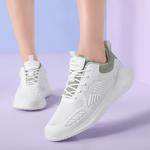 Кроссовки женские с низким верхом белые/зеленые Binary - фото 9