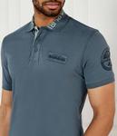 Рубашка поло e-amundsen 1 Regular fit Napapijri, синий - фото 4