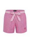 Льняные шорты с тканевым поясом Polo Sylt, розовый - фото
