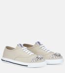 Украшенные кроссовки Miu Miu, Corda - фото