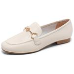 BAFFN Лоферы женские бежевые - фото