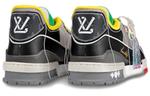 Кроссовки lv trainers 'yellow multi-color' Louis Vuitton, черный - фото 4