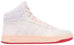 Кроссовки adidas Wmns Hoops 2.0 Mid 'White Power Pink', белый - фото