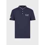 Поло с коротким рукавом EA7 8Npt21, синий - фото 2