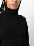 Джемпер тонкой вязки с высоким воротником ARMARIUM, черный - фото 5