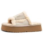 OMS Тапочки-слайды женские бежевые - фото