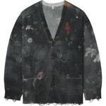 Трикотажная футболка мужская черная R13 - фото