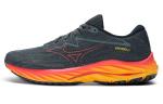 Mizuno Wave Rider 27 Кроссовки Мужчины, Gray/Orange - фото