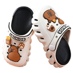 Тапочки детские противоскользящие ABC KIDS, белый/черный - фото 3