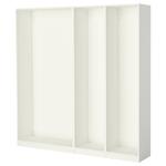 3 каркаса для гардероба, белые, 200x35x201 см, Pax IKEA - фото