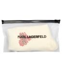 Носки женские Karl Lagerfeld с рисунком 2 пары, бежевый/черный - фото 2