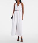 Платье макси из хлопкового габардина Max Mara, Bianco - фото 8
