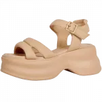 Сандалии на бретельках 7 см Женские PT'SON, Абрикос - фото 3