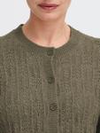 Вязаный кардиган Oxmo Sinva, Olive - фото 3