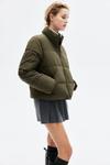 Куртка H&M Nylon puffer, зеленый - фото 5