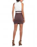 Мини-юбка Andreādamo, коричневый - фото 3