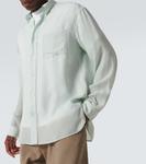 Рубашка Bresson из купро The Row, Light Sage - фото 5