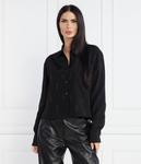 Рубашка женская Hugo свободного кроя из вискозы, черный - фото 3