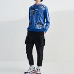 Футболка мужская синяя FILA - фото 6