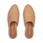 Женские нефритовые кожаные туфли на плоской подошве TOMS, цвет Tan/Beige - фото 2