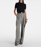 Шерстяной топ Saint Laurent, Noir - фото 2