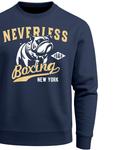 Neverless Свитшот 'Boxing' в цвете Navy - фото 6
