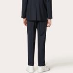 Прямые брюки Tailored Valentino, синий - фото 5