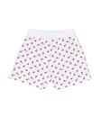 Monnalisa cherry-print cotton shorts, белый - фото 2