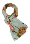 Шарф с цветочным рисунком Fraas, Powder Mint - фото 3