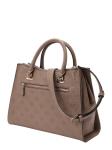 Сумочка GUESS CRESIDIA II SOCIETY SATCHEL, Dark beige - фото 3