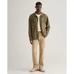 Брюки чинос Gant Dobby Structure Slim Fit, зеленый - фото 5
