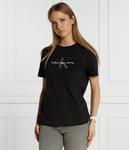 Футболка женская Calvin Klein Jeans Regular Fit с логотипом, черный - фото 3