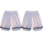 Баскетбольные шорты унисекс Dbd Wh, Белый - фото 12