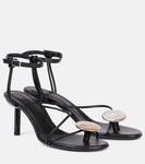 Doma 70 сандалии из кожи с декоративными элементами Christopher Esber, черный - фото