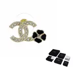 Серьги унисекс CHANEL - фото