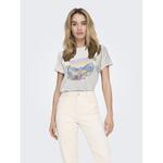 Футболка Only Lucy Reg, белая - фото