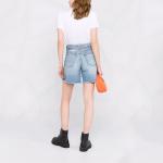 GANNI Джинсовые шорты женские голубые - фото 5