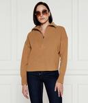 Свитер из шерсти Pinko CAVEAU Regular Fit, коричневый - фото 3