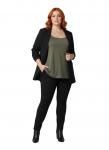Блуза Shape Of You, оливковый - фото 4
