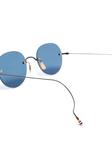 Солнцезащитные очки в круглой оправе Thom Browne Eyewear, черный - фото 3