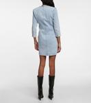 Джинсовое мини-платье Vona Isabel Marant, светло-синий - фото 3