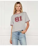 Футболка Loose fit Guess Jeans, серый - фото
