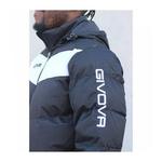 Стеганая куртка для взрослых Givova Podio, черный/белый - фото 3