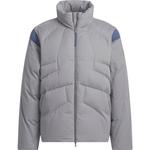 Куртка пуховая мужская сезон FW24 серый Adidas - фото