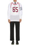 Athletic Cashmere Mesh Basketball Джерси Thom Browne, White - фото