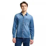 Рубашка Lee Leesure, синий - фото