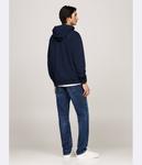 Толстовка мужская Tommy Jeans с принтом, синий - фото 3